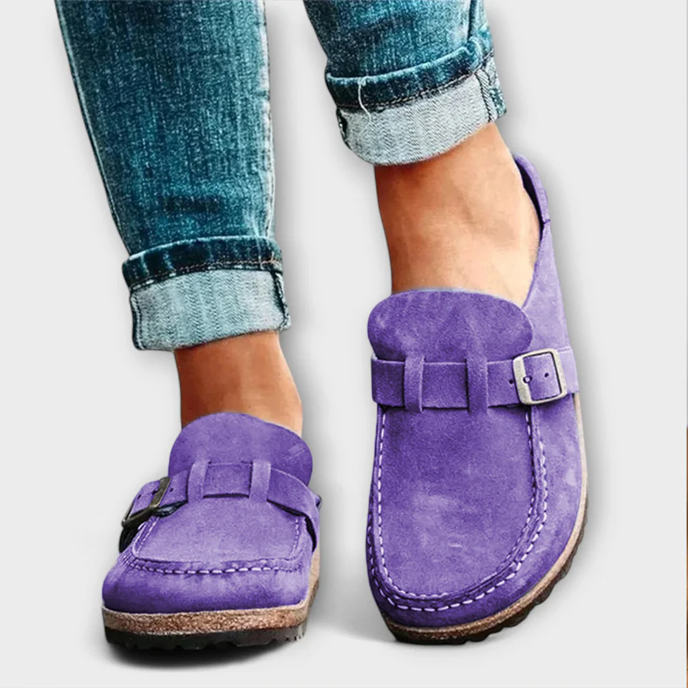 Bailey | Buckle Suede Loafers