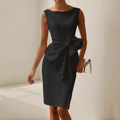 Charlotte | Women Summer Bow Detail Midi Dress