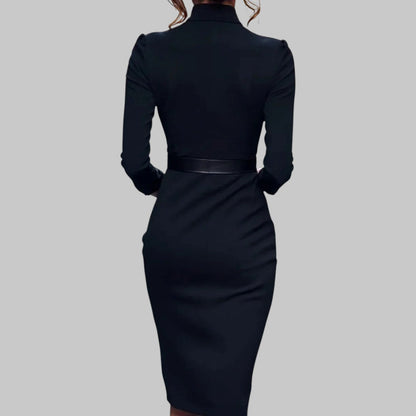 Amelia | Women’s Summer Belted Midi Dress