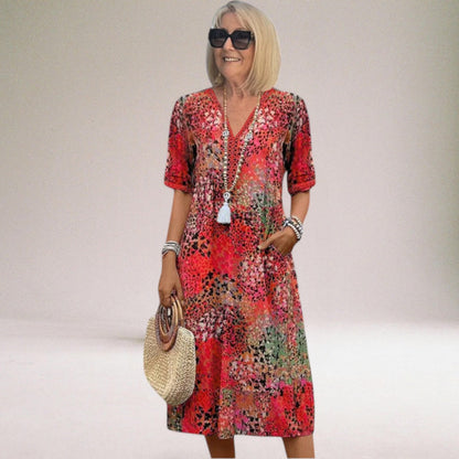 Faith | Women Summer Wedding Guest Midi Dress