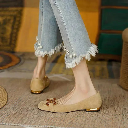 Kim | Chain Detail Ballet Flats