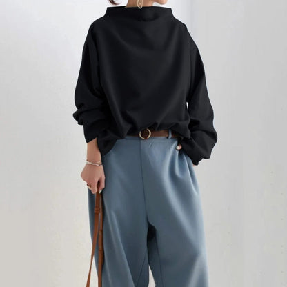 Monroe | Minimal High-Neck Sweater
