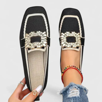 Brielle | Jewel Buckle Flats