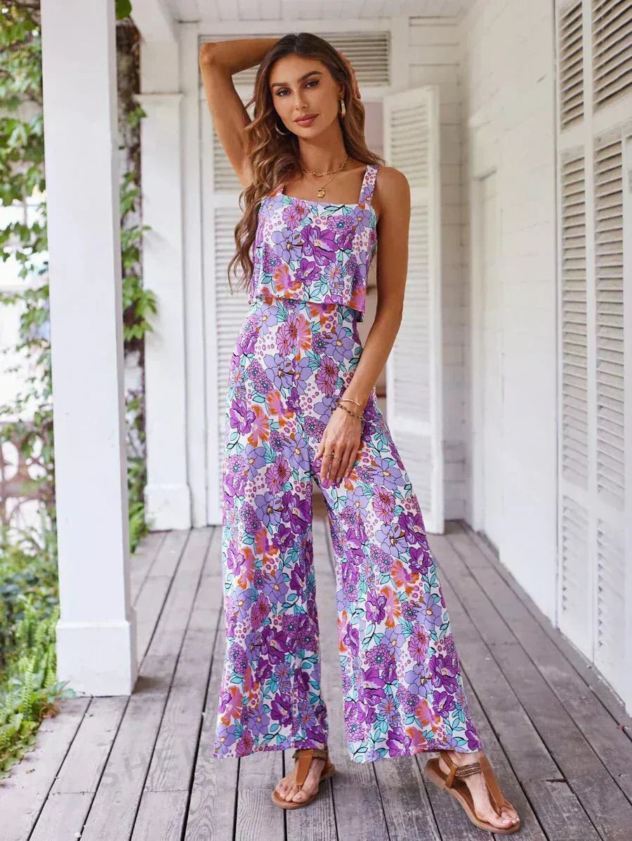 Harper | Floral Wide-Leg Jumpsuit