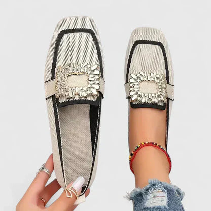 Brielle | Jewel Buckle Flats