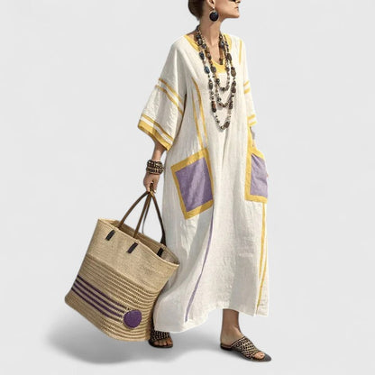 Fiona | Womens Boho Pocket Maxi Dress