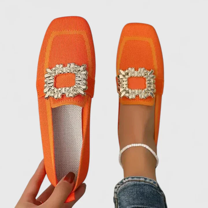 Brielle | Jewel Buckle Flats
