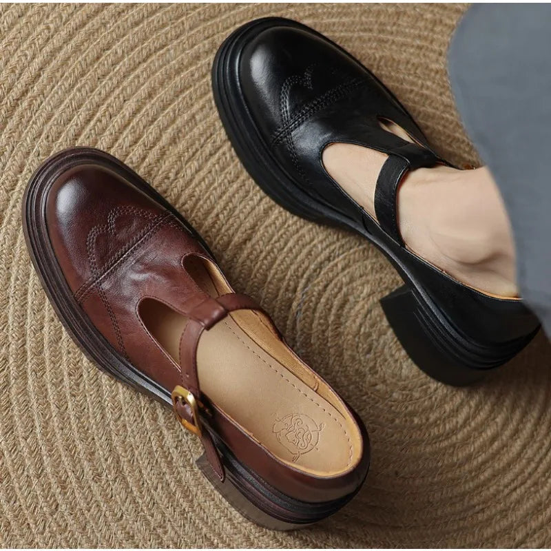 Carla® | Zapatos ortopédicos veganos de cuero