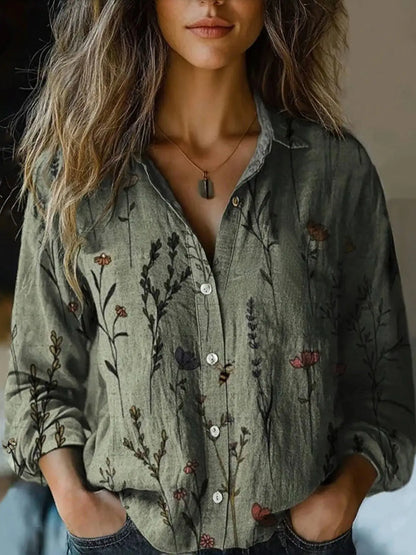 Daria | Printed Button Shirt