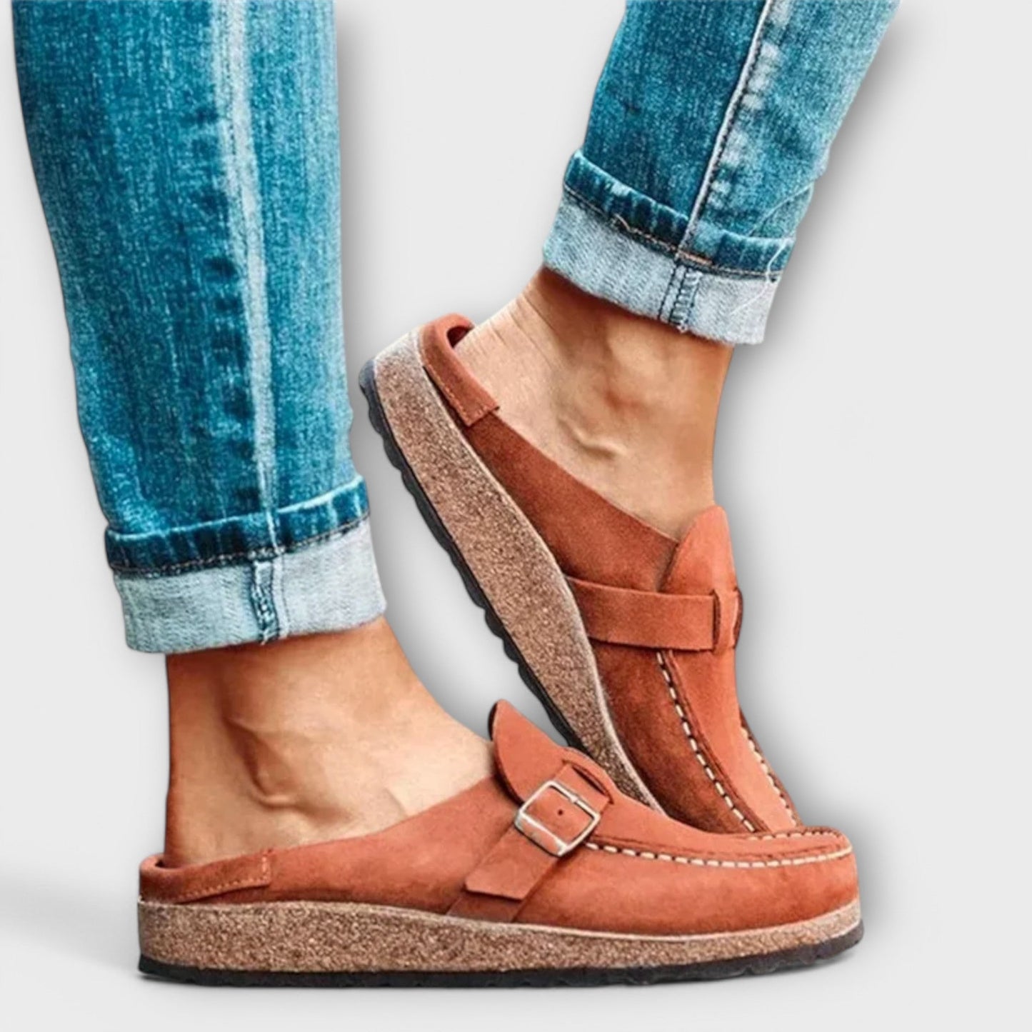 Bailey | Buckle Suede Loafers