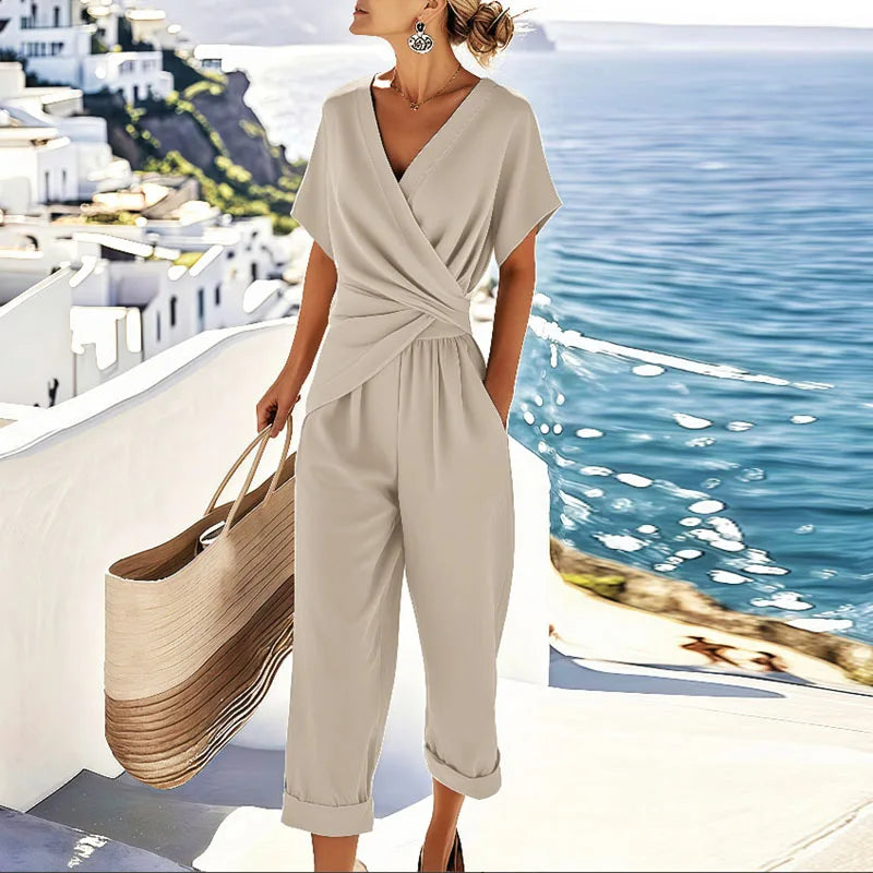 Brooke | Twist Front Jumpsuit