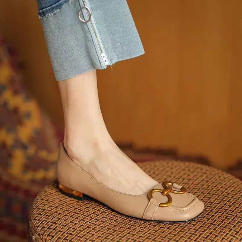 Kim | Chain Detail Ballet Flats