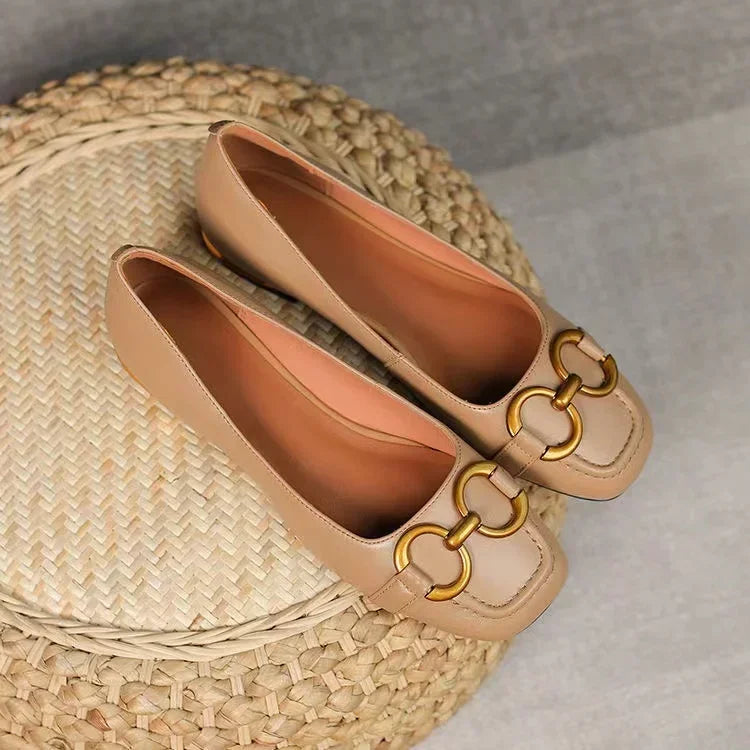 Kim | Chain Detail Ballet Flats
