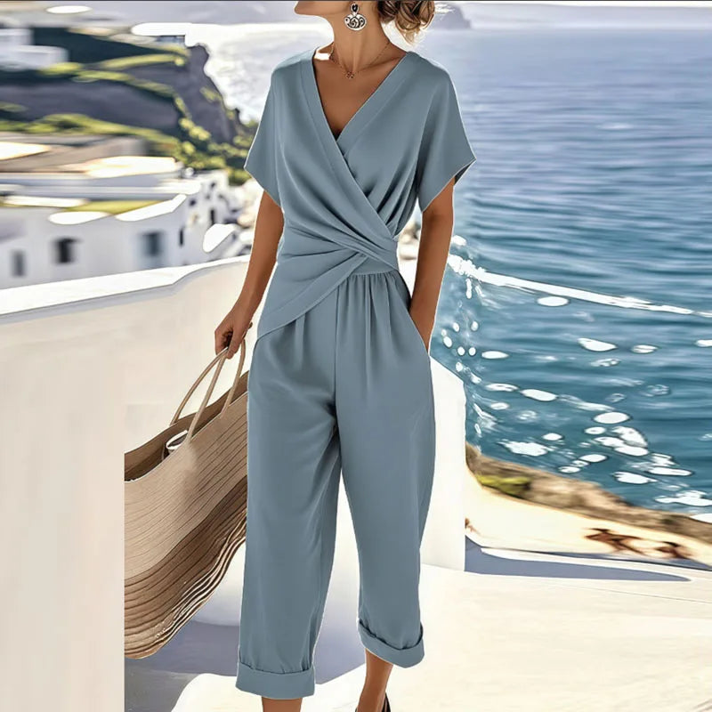 Brooke | Twist Front Jumpsuit