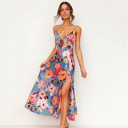 Caroline | Women Wedding Guest Floral Maxi Dress