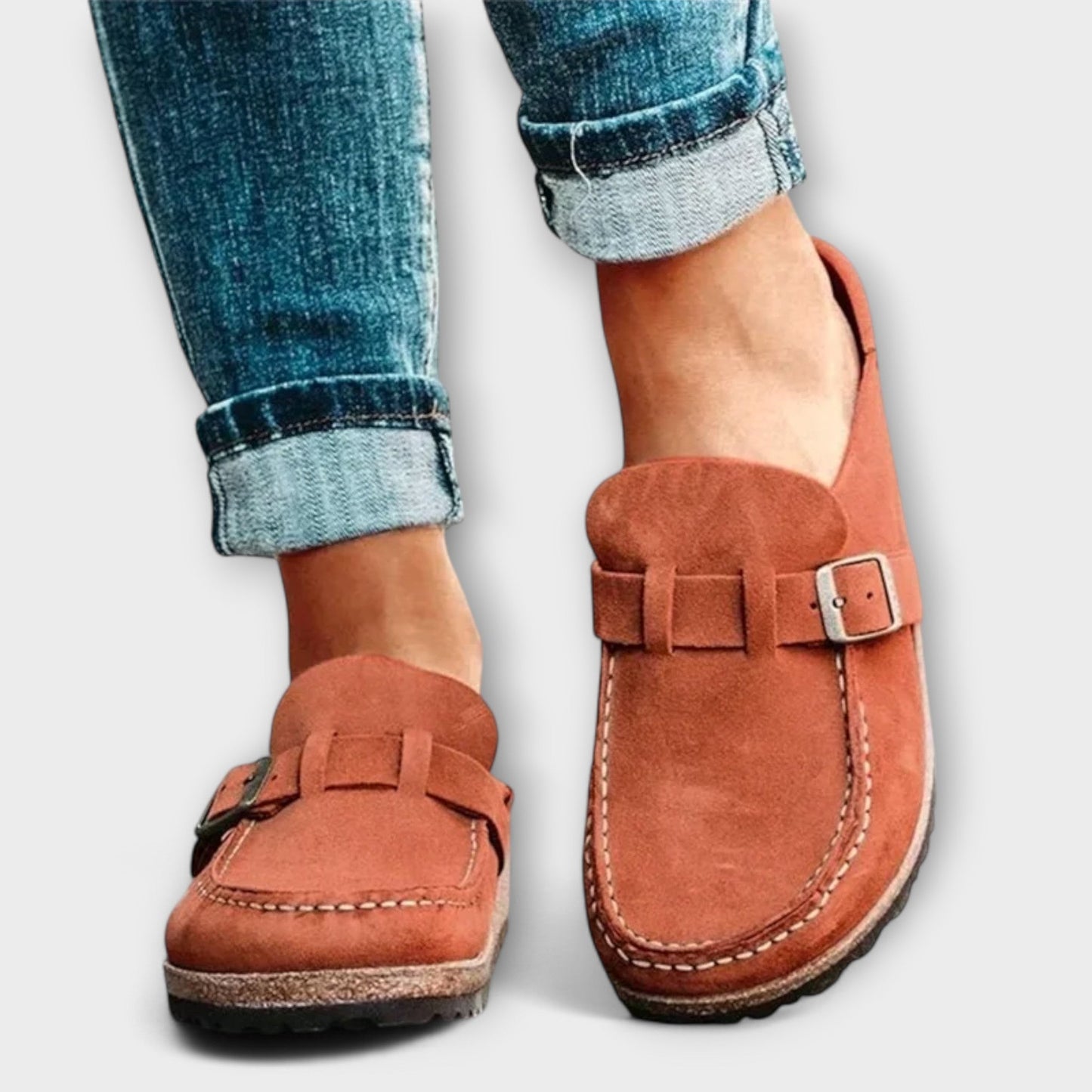 Bailey | Buckle Suede Loafers