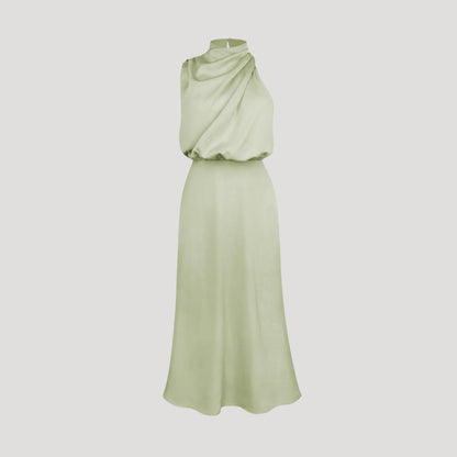 Amelia | Women Wedding Guest High Neck Dress