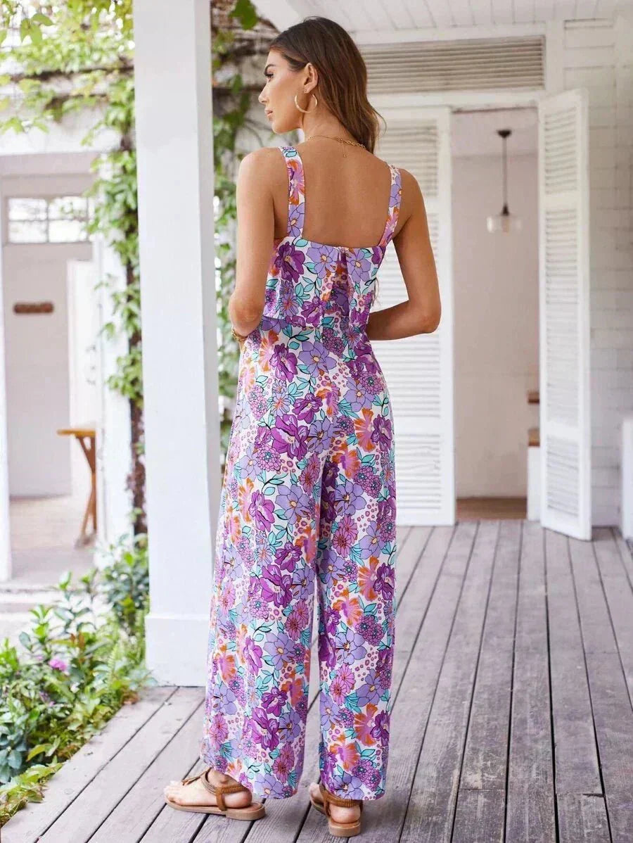 Harper | Floral Wide-Leg Jumpsuit