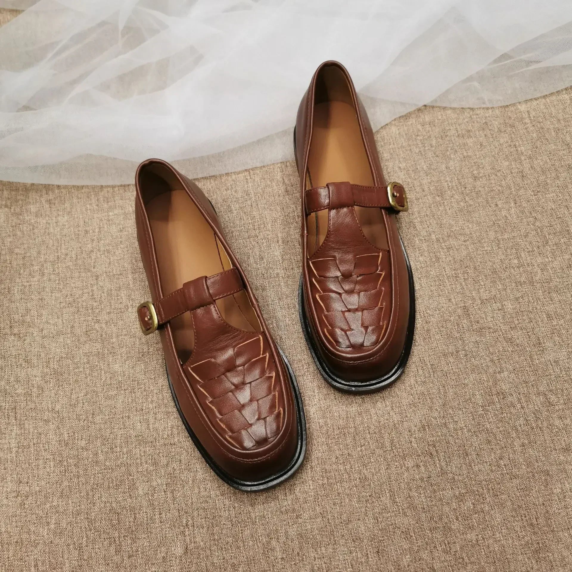 Pilar® | Zapatos Mary Jane ortopédicos de cuero vegano