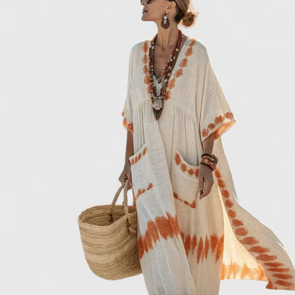 Fiona | Womens Boho Pocket Maxi Dress