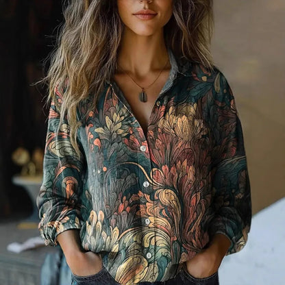 Daria | Printed Button Shirt