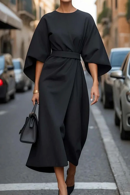 Alyssa | Women Summer Belted Midi Dress
