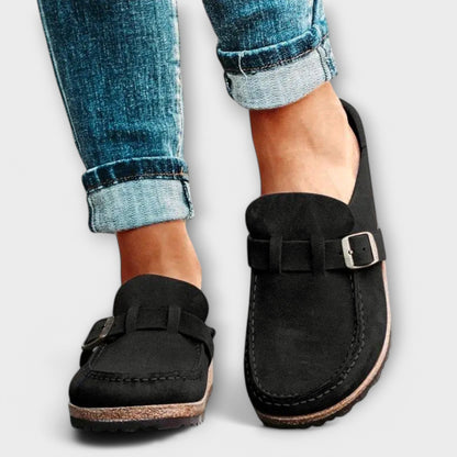 Bailey | Buckle Suede Loafers