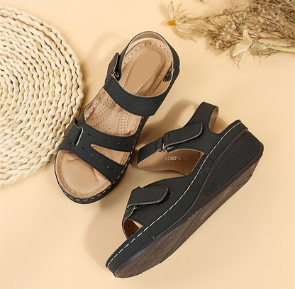Monika | Womens Orthopedic Strap Platform Sandals