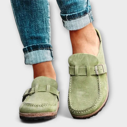 Bailey | Buckle Suede Loafers