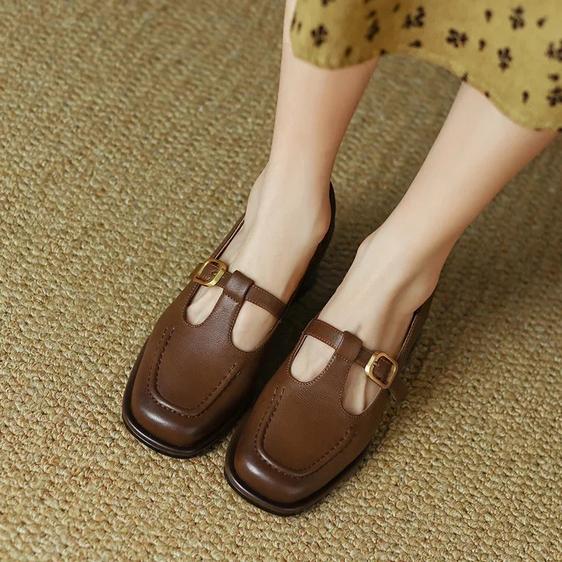 Ysolenne T-Strap Sandals for Stylish Summer Wear