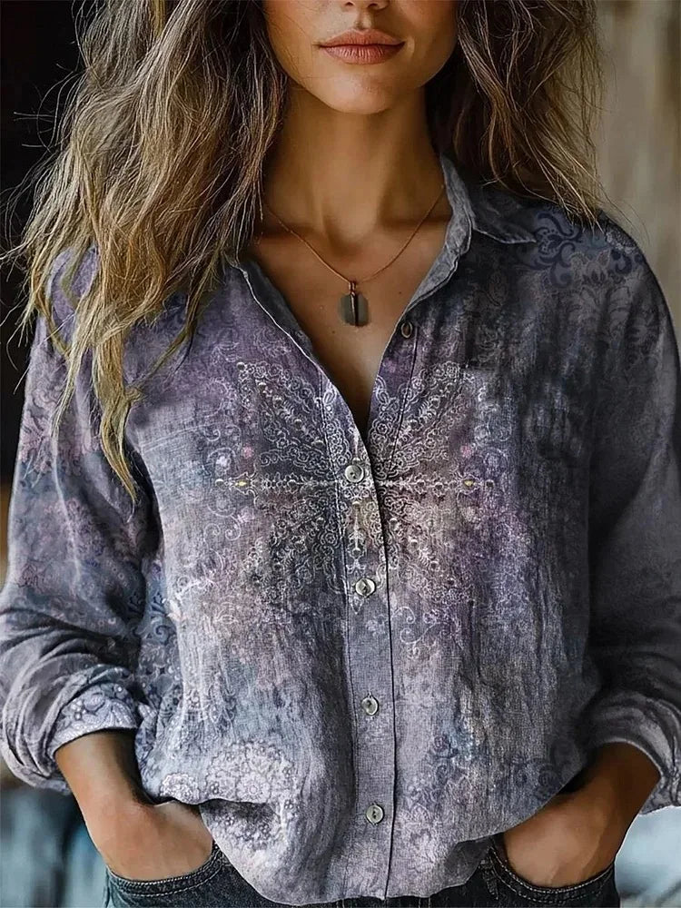 Daria | Printed Button Shirt