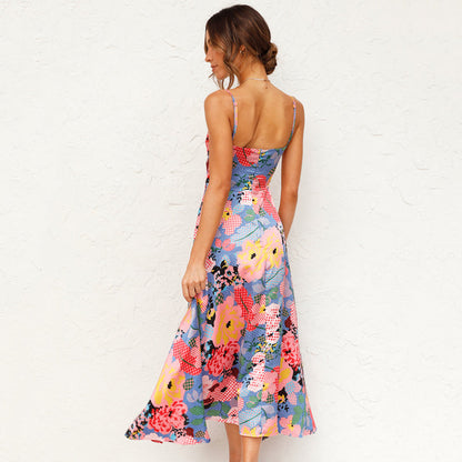 Caroline | Women Wedding Guest Floral Maxi Dress