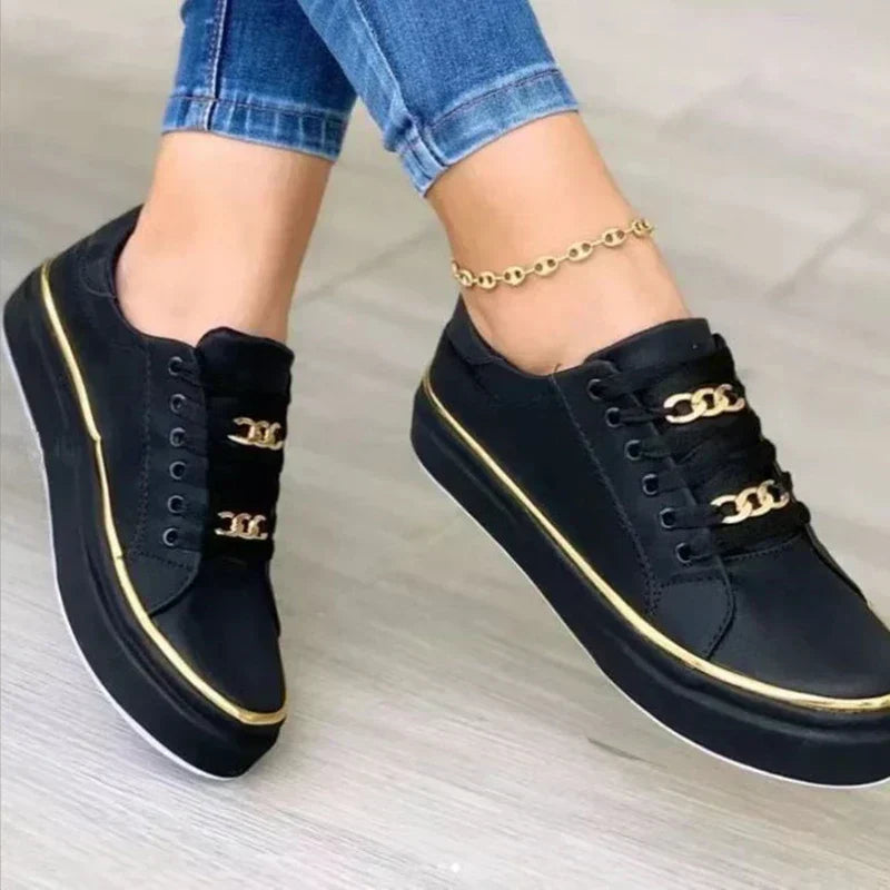 Michelle - Chic Chain Sneakers for Everyday Style