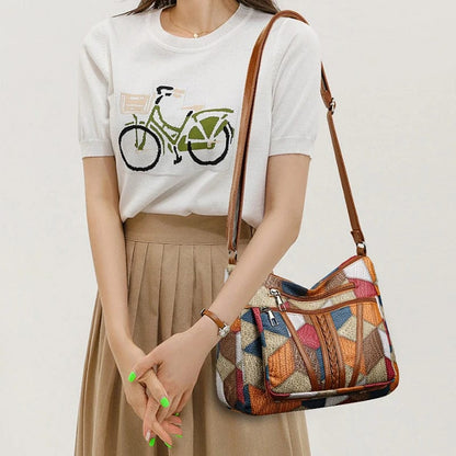 Kelay | Chic Canvas Shoulder Bag for Any Occasion