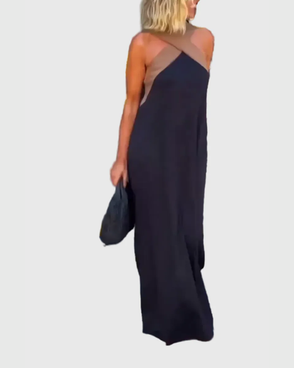 Sienna | Elegant Halter Maxi Dress