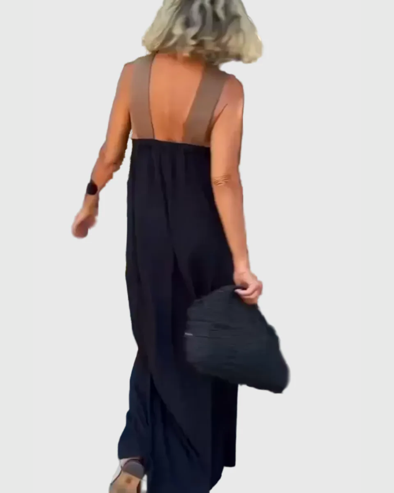 Sienna | Elegant Halter Maxi Dress
