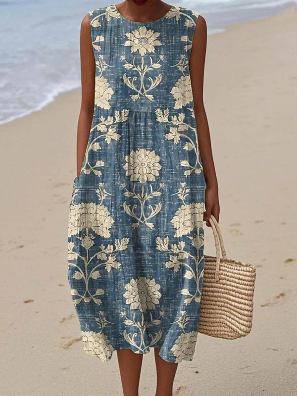 Joy | Sleeveless Midi Dress