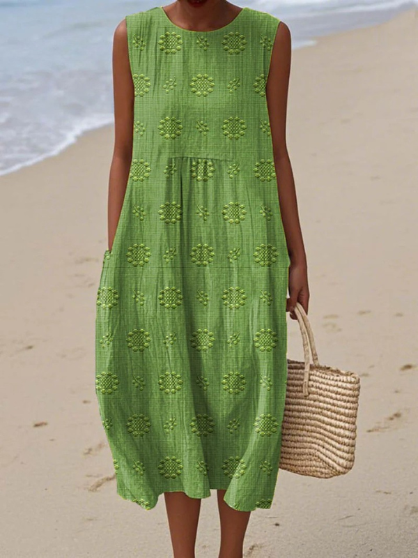 Rosa | Sleeveless Midi Dress
