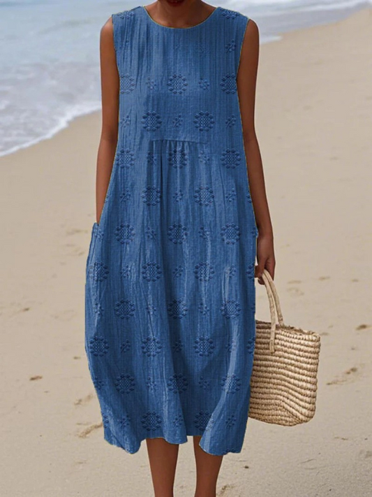 Rosa | Sleeveless Midi Dress