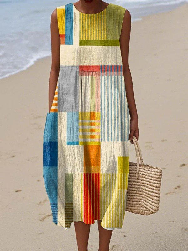 Erin | Sleeveless Midi Dress