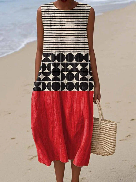 Cecil | Sleeveless Midi Dress