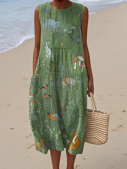 Nikki | Sleeveless Midi Dress