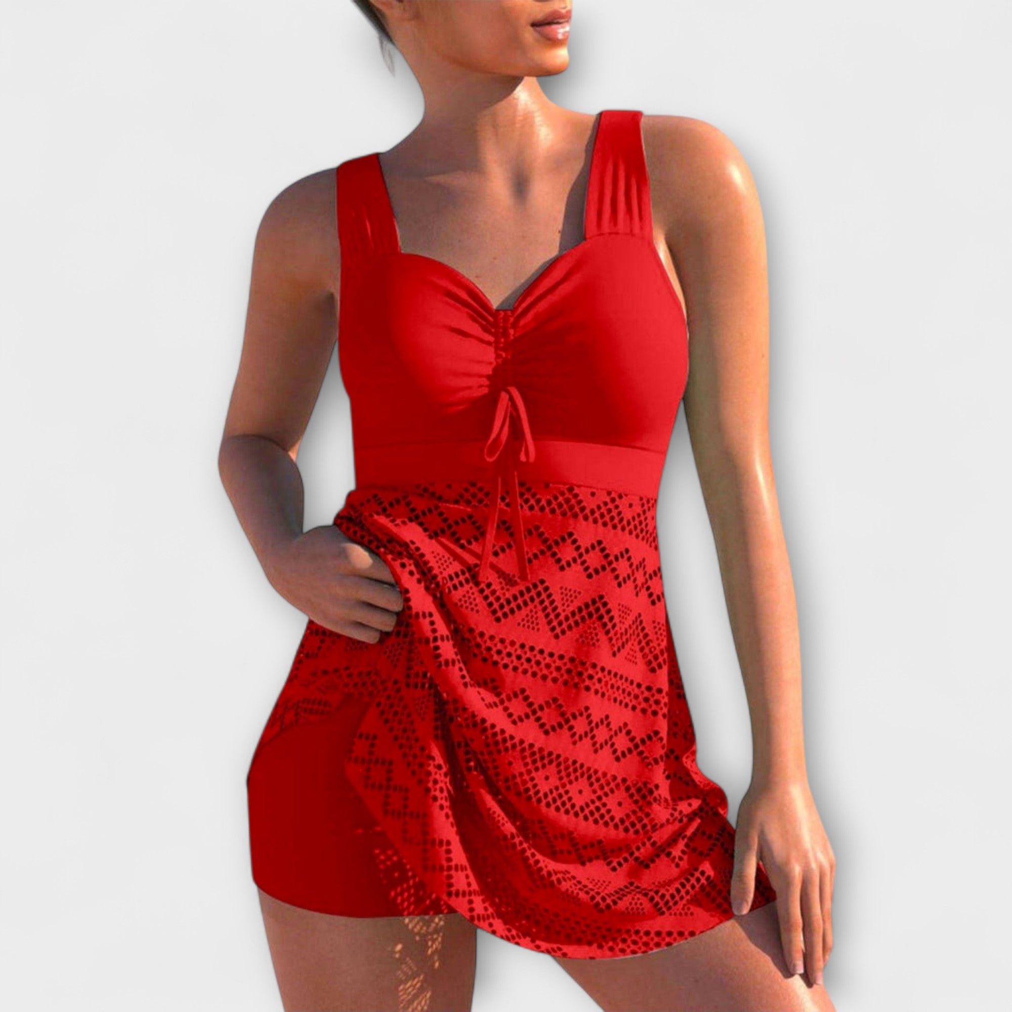 Isabella - Traje de Baño de Dos Piezas con Falda