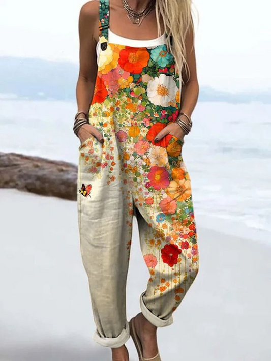 Blakely | Vintage Floral Relaxed Jumpsuit