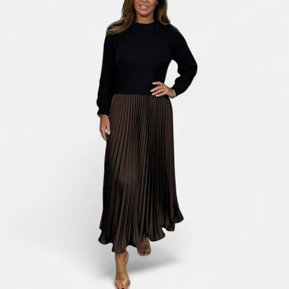 Loren | Sweater and Pleated Skirt Set