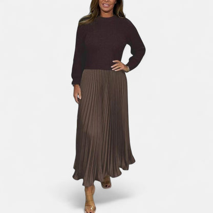Loren | Sweater and Pleated Skirt Set