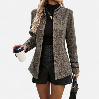 Heritage-Inspired Women's Coat for Autumn & Winter Wear