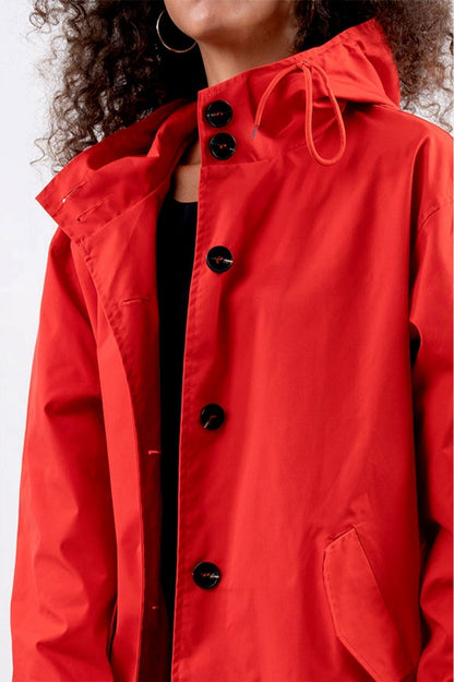 Women’s Hooded Longline Jacket for All Occasions