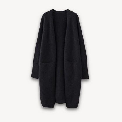 Chic Longline Open Front Cardigan for Versatile Wear