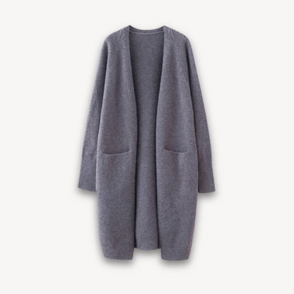 Chic Longline Open Front Cardigan for Versatile Wear